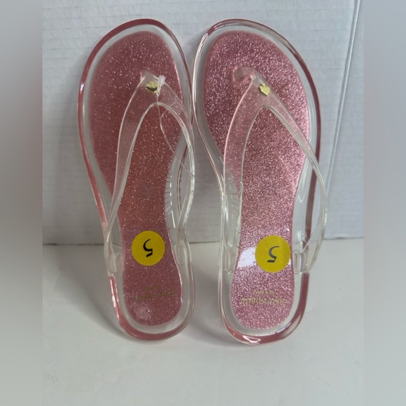 Kate Spade clear Jelly thong Pink Glitter Women's sandals
Size 5M - Picture 1 of 8